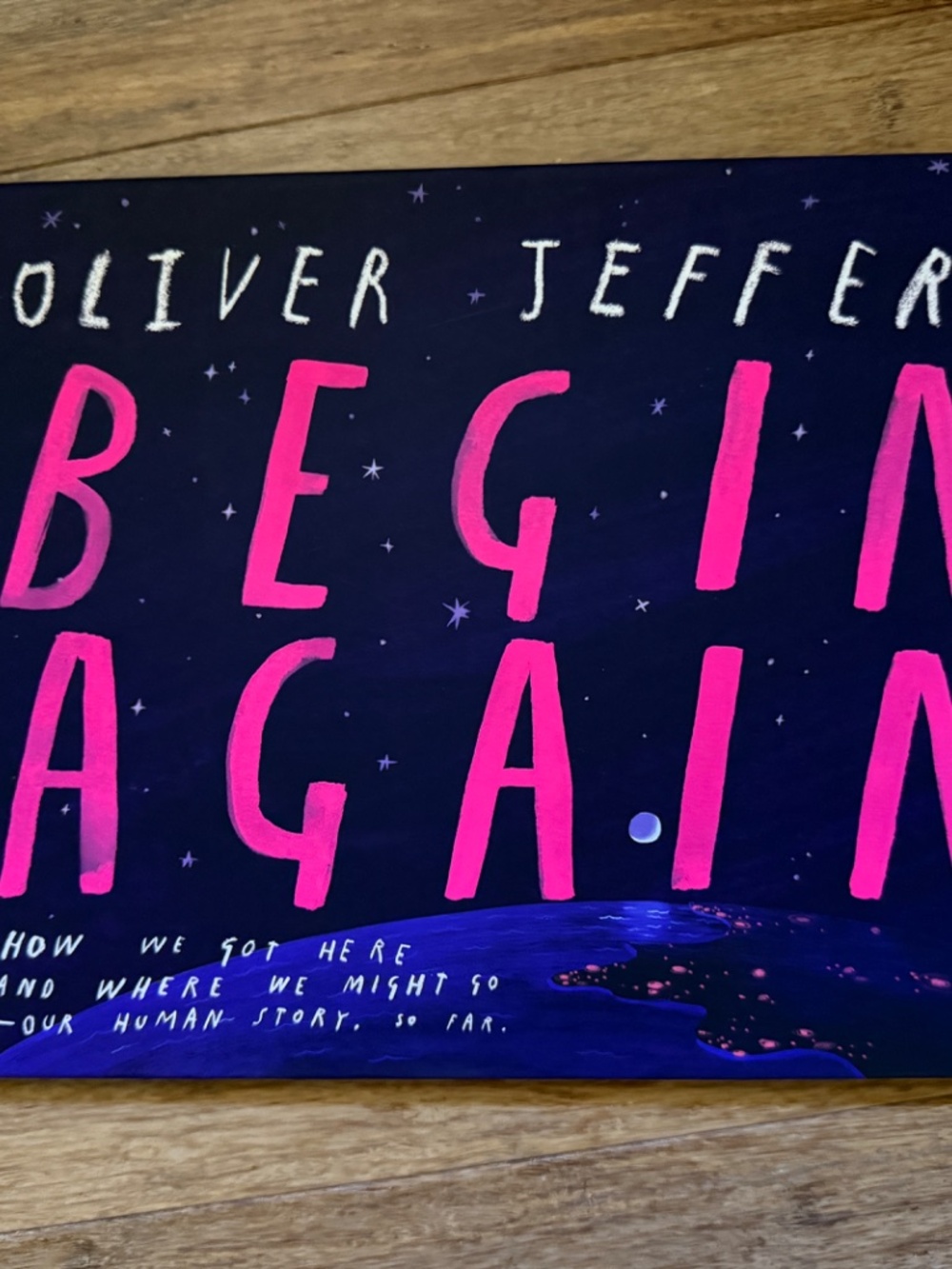 Begin Again by Oliver Jeffers- New Book